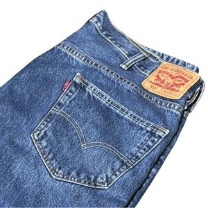 Levi's Men's Blue Jeans Levis 550 Relaxed Fit 40x32 Denim Blue Jeans Tapered Leg